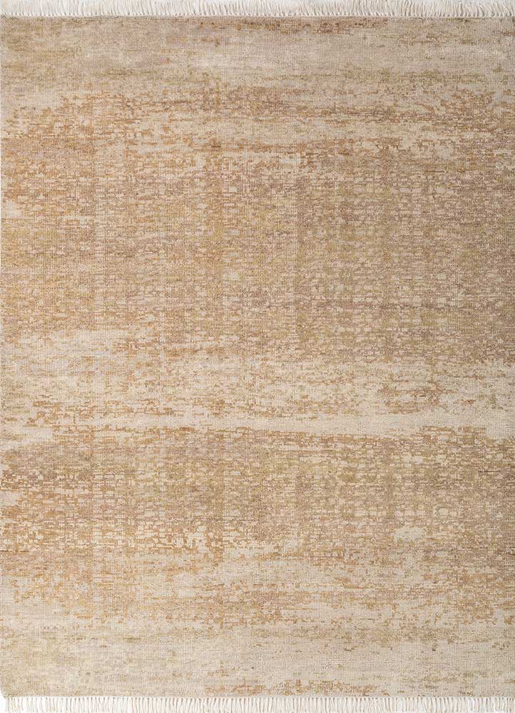 uvenuti red and orange wool hand knotted Rug - HeadShot